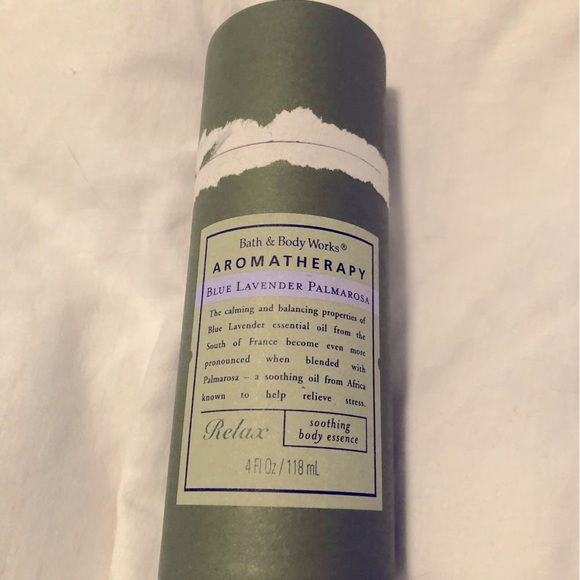 NWOT Bath & Body Works Aromatherapy body essence in Blue Lavender - Picture 3 of 5